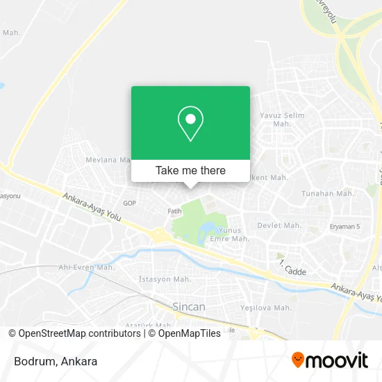 Bodrum map