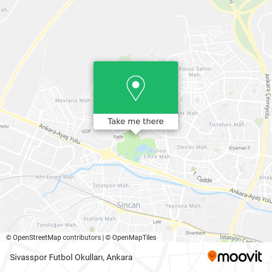 Sivasspor Futbol Okulları map