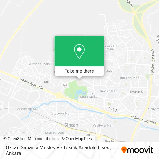 Özcan Sabanci Meslek Ve Teknik Anadolu Lisesi map