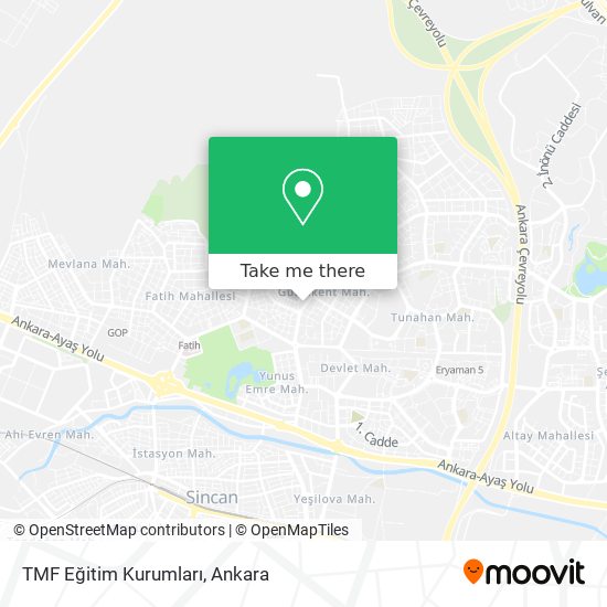 TMF Eğitim Kurumları map