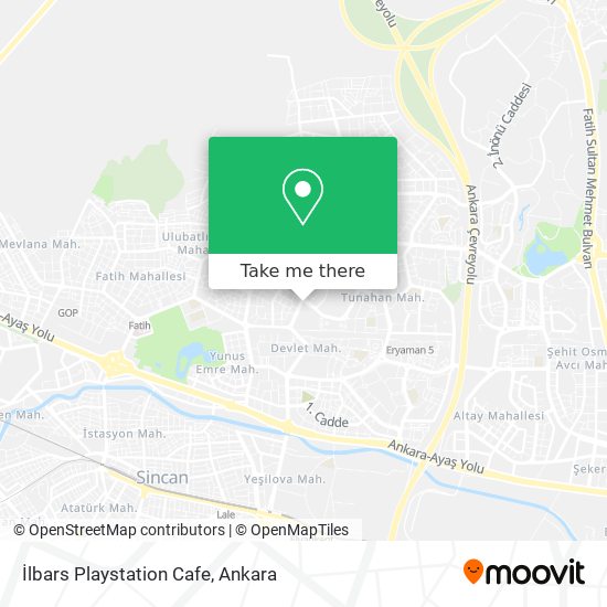 İlbars Playstation Cafe map