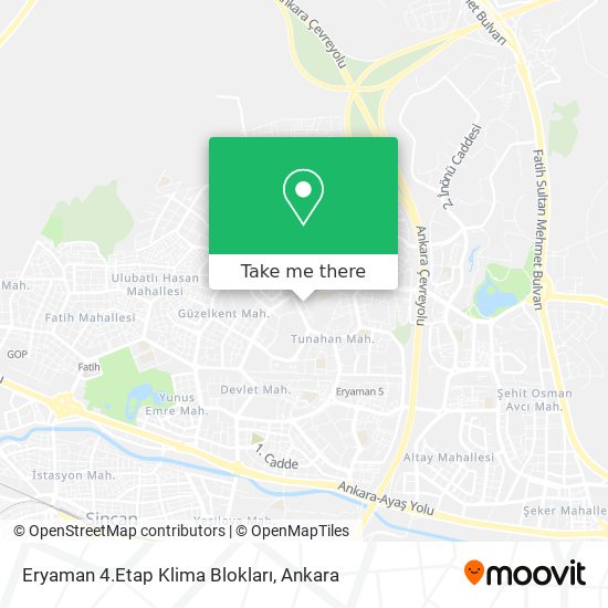 Eryaman 4.Etap Klima Blokları map