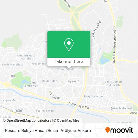 Ressam Rukiye Arısan Resim Atölyesi map