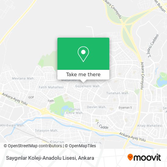 Saygınlar Koleji-Anadolu Lisesi map