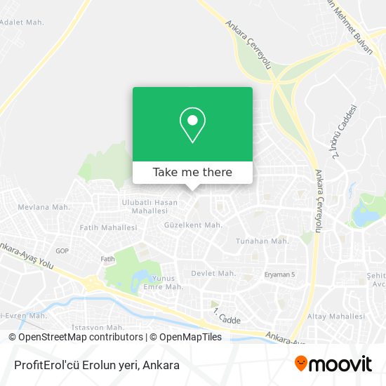 ProfitErol'cü Erolun yeri map