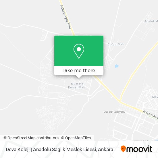 Deva Koleji | Anadolu Sağlık Meslek Lisesi map