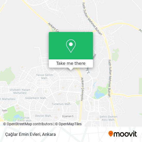 Çağlar Emin Evleri map