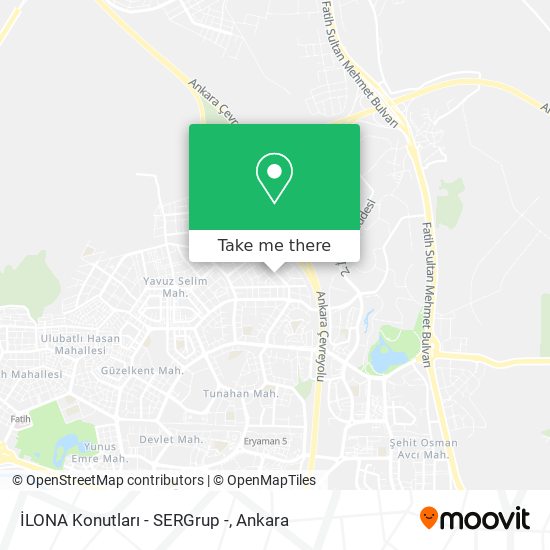 İLONA Konutları - SERGrup - map