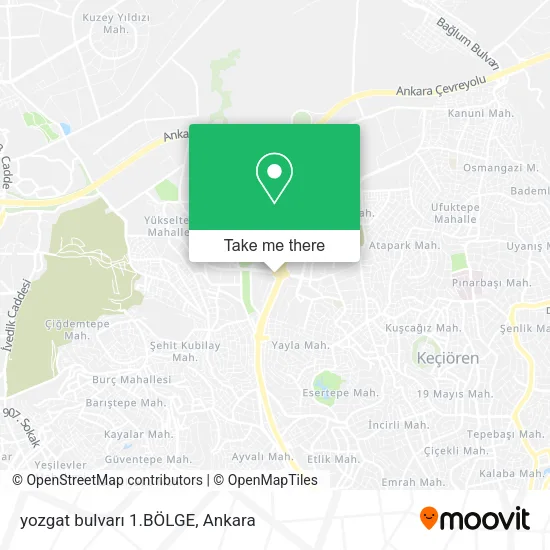 yozgat bulvarı 1.BÖLGE map