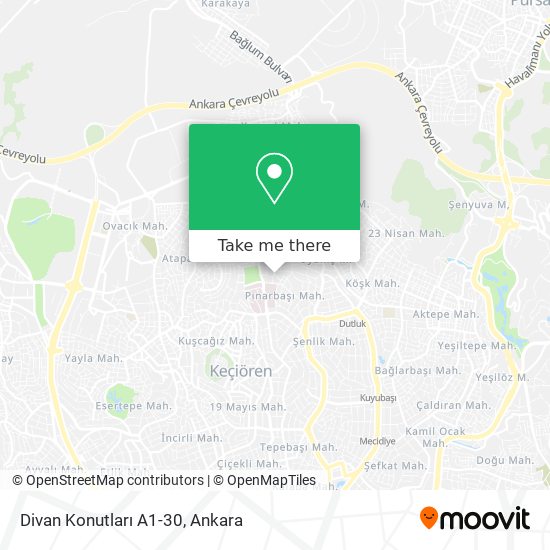 Divan Konutları A1-30 map