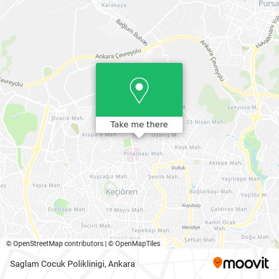Saglam Cocuk Poliklinigi map