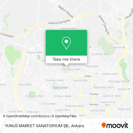 YUNUS MARKET SANATORYUM ŞB. map