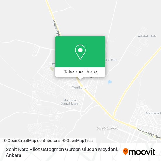 Sehit Kara Pilot Ustegmen Gurcan Ulucan Meydani map