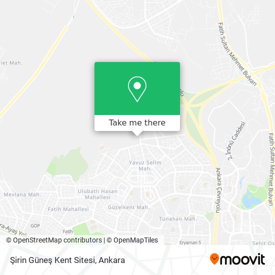 Şirin Güneş Kent Sitesi map