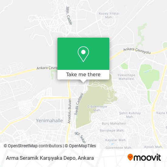 Arma Seramik Karşıyaka Depo map