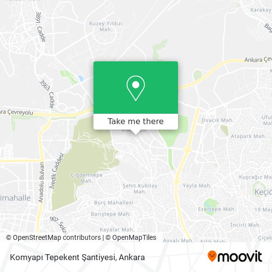 Komyapı Tepekent Şantiyesi map