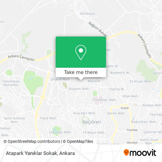 Atapark Yanıklar Sokak map