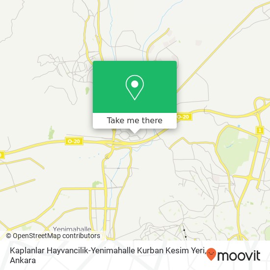 Kaplanlar Hayvancilik-Yenimahalle Kurban Kesim Yeri map