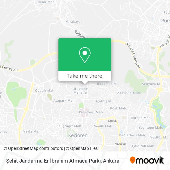 Şehit Jandarma Er İbrahim Atmaca Parkı map