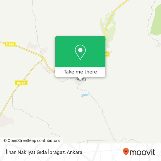 İlhan Nakliyat Gıda İpragaz map