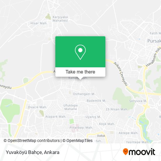 Yuvaköyü Bahçe map