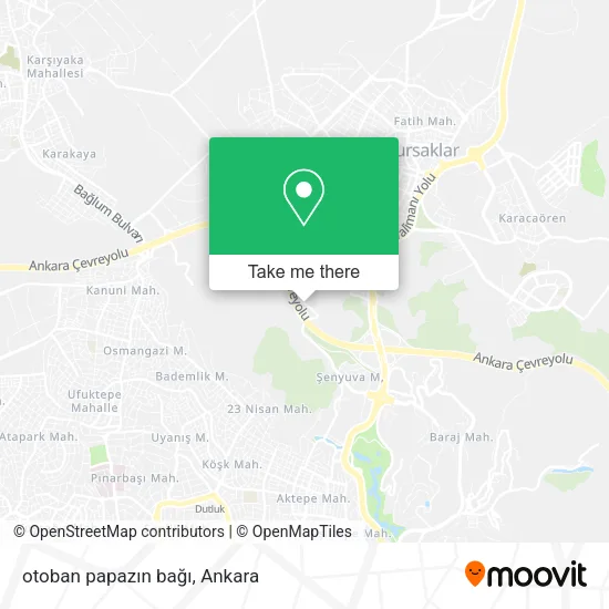 otoban papazın bağı map