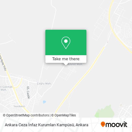 Ankara Ceza İnfaz Kurumları Kampüsü map