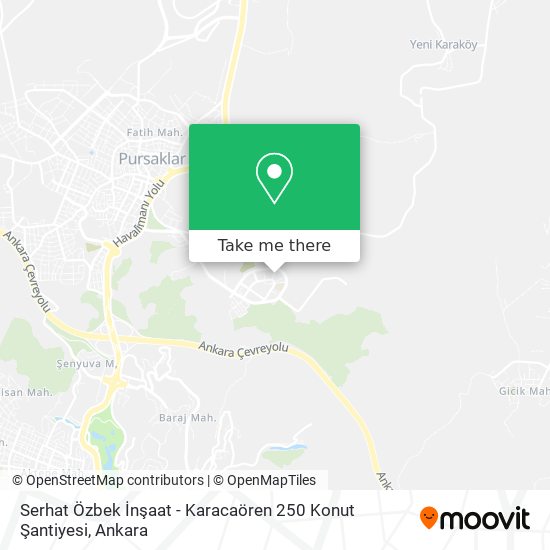 Serhat Özbek İnşaat - Karacaören 250 Konut Şantiyesi map