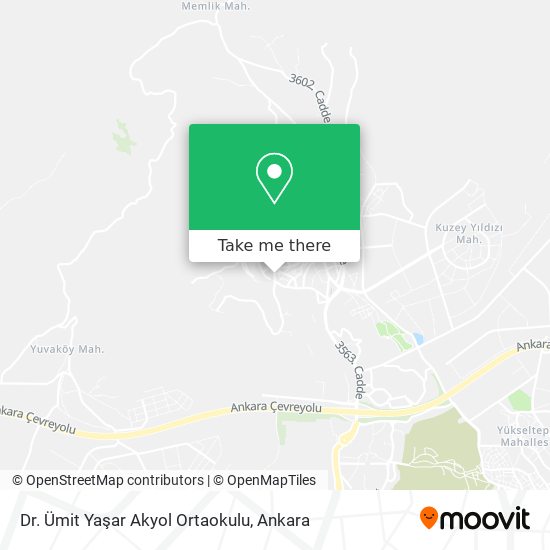 Dr. Ümit Yaşar Akyol Ortaokulu map