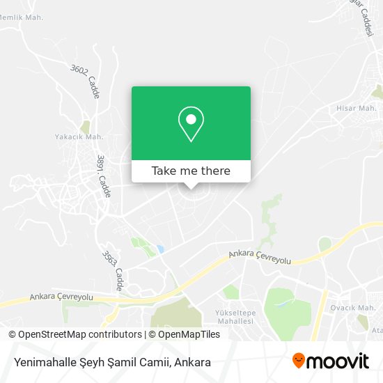Yenimahalle Şeyh Şamil Camii map