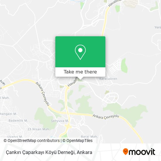 Çankırı Çaparkayı Köyü Derneği map