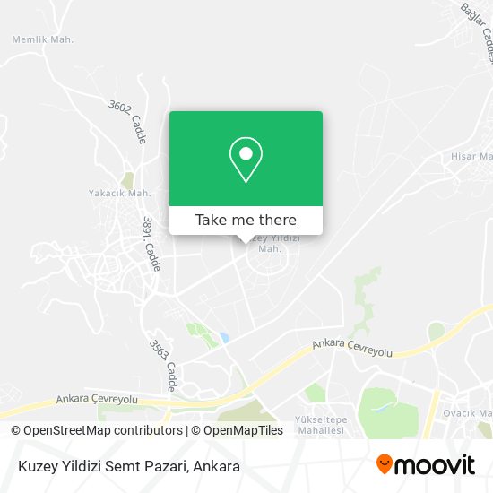 Kuzey Yildizi Semt Pazari map