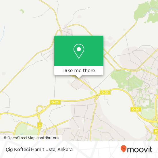 Çiğ Köfteci Hamit Usta map