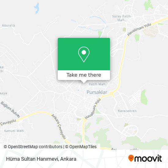 Hüma Sultan Hanımevi map