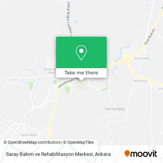 Saray Bakım ve Rehabilitasyon Merkezi map