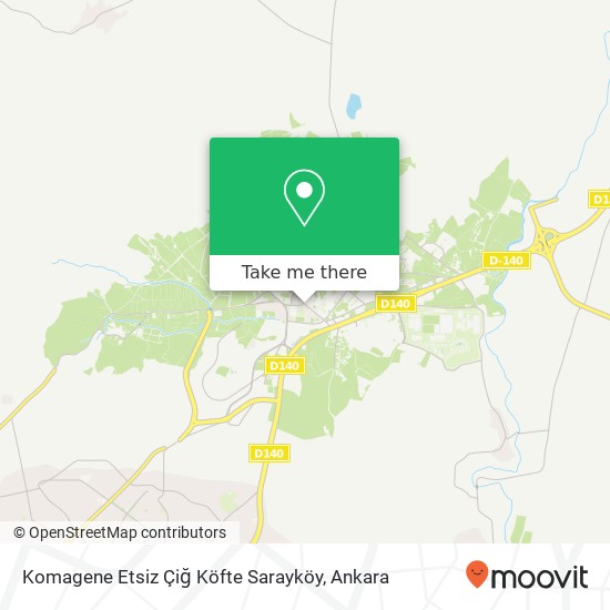 Komagene Etsiz Çiğ Köfte Sarayköy map