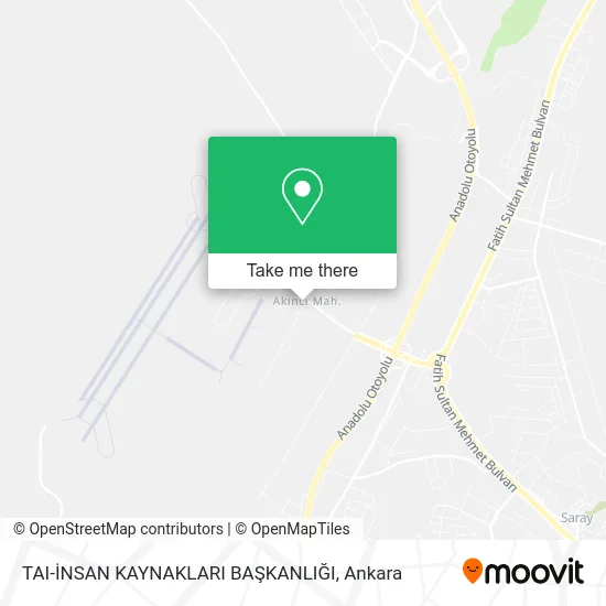 TAI-İNSAN KAYNAKLARI BAŞKANLIĞI map