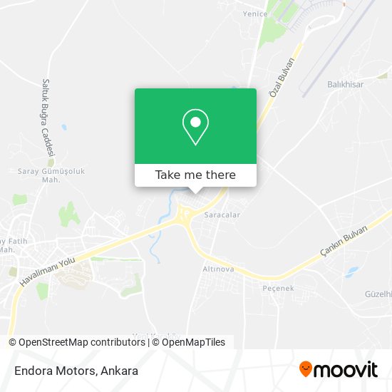 Endora Motors map