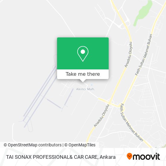 TAI SONAX PROFESSIONAL& CAR CARE map