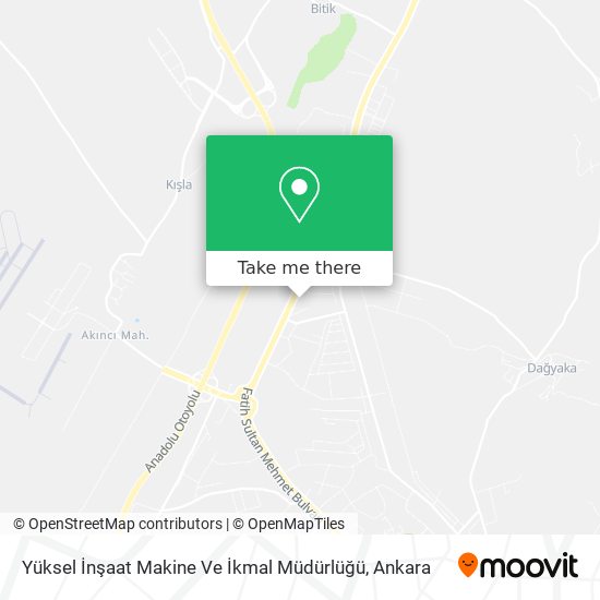 Yüksel İnşaat Makine Ve İkmal Müdürlüğü map