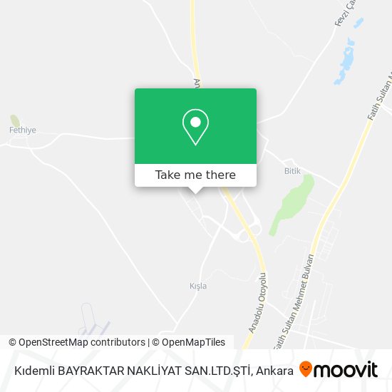 Kıdemli BAYRAKTAR NAKLİYAT SAN.LTD.ŞTİ map