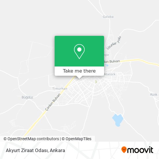 Akyurt Ziraat Odası map