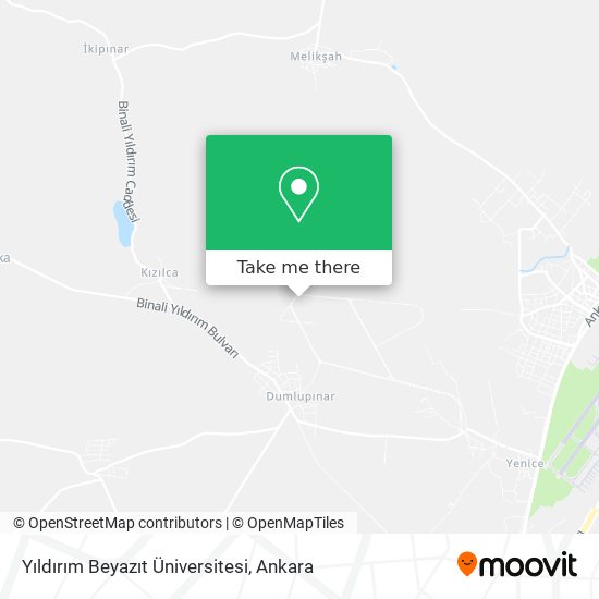 Yıldırım Beyazıt Üniversitesi map