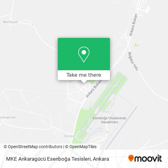 MKE Ankaragücü Esenboğa Tesisleri map