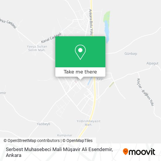 Serbest Muhasebeci Mali Müşavir Ali Esendemir map