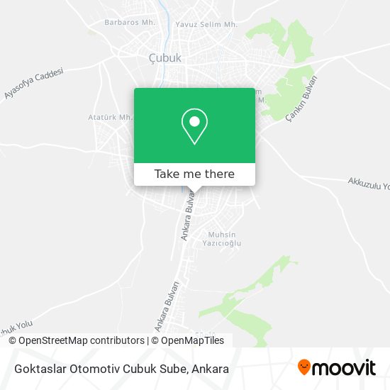 Goktaslar Otomotiv Cubuk Sube map