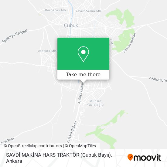 SAVDİ MAKİNA HARS TRAKTÖR (Çubuk Bayii) map