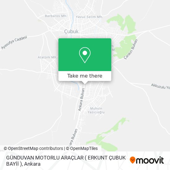 GÜNDUVAN MOTORLU ARAÇLAR ( ERKUNT ÇUBUK BAYİİ ) map