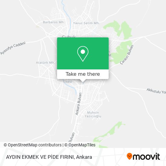 AYDIN EKMEK VE PİDE FIRINI map