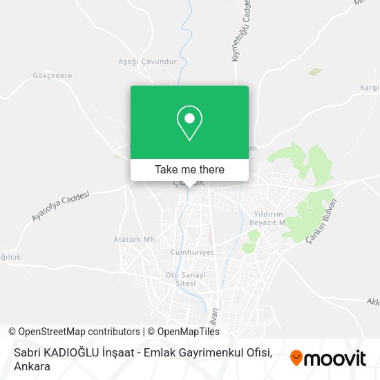 Sabri KADIOĞLU İnşaat - Emlak Gayrimenkul Ofisi map